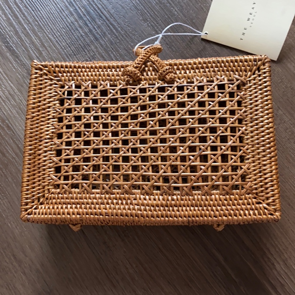 Basket clutch summer vacation beach resort Rattan Bamboo Wicker